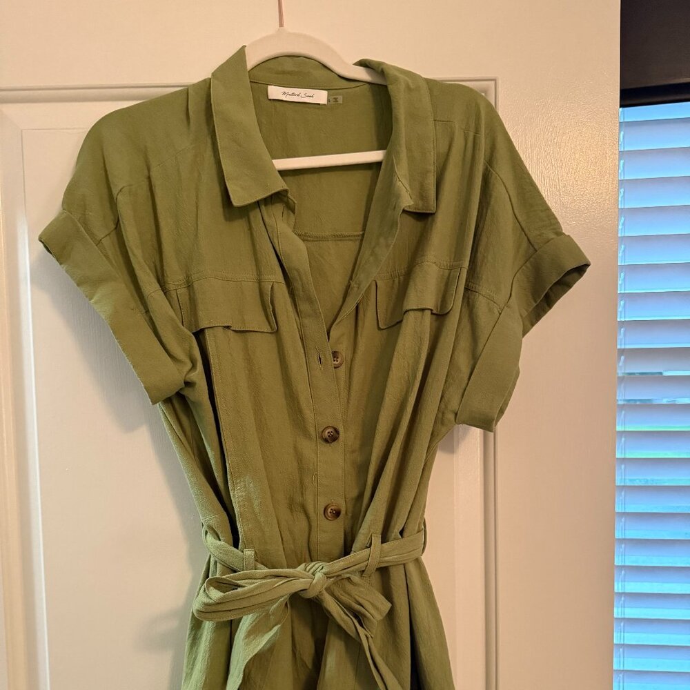 Green Vici Romper, size large, worn twice